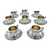 Service de tasses à café « Orbrille », 1950s