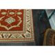 1970s Vintage Turkish Oushak Handmade Wool Cotton Orange Area Rug 173x230