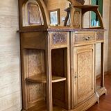 Carved walnut sideboard