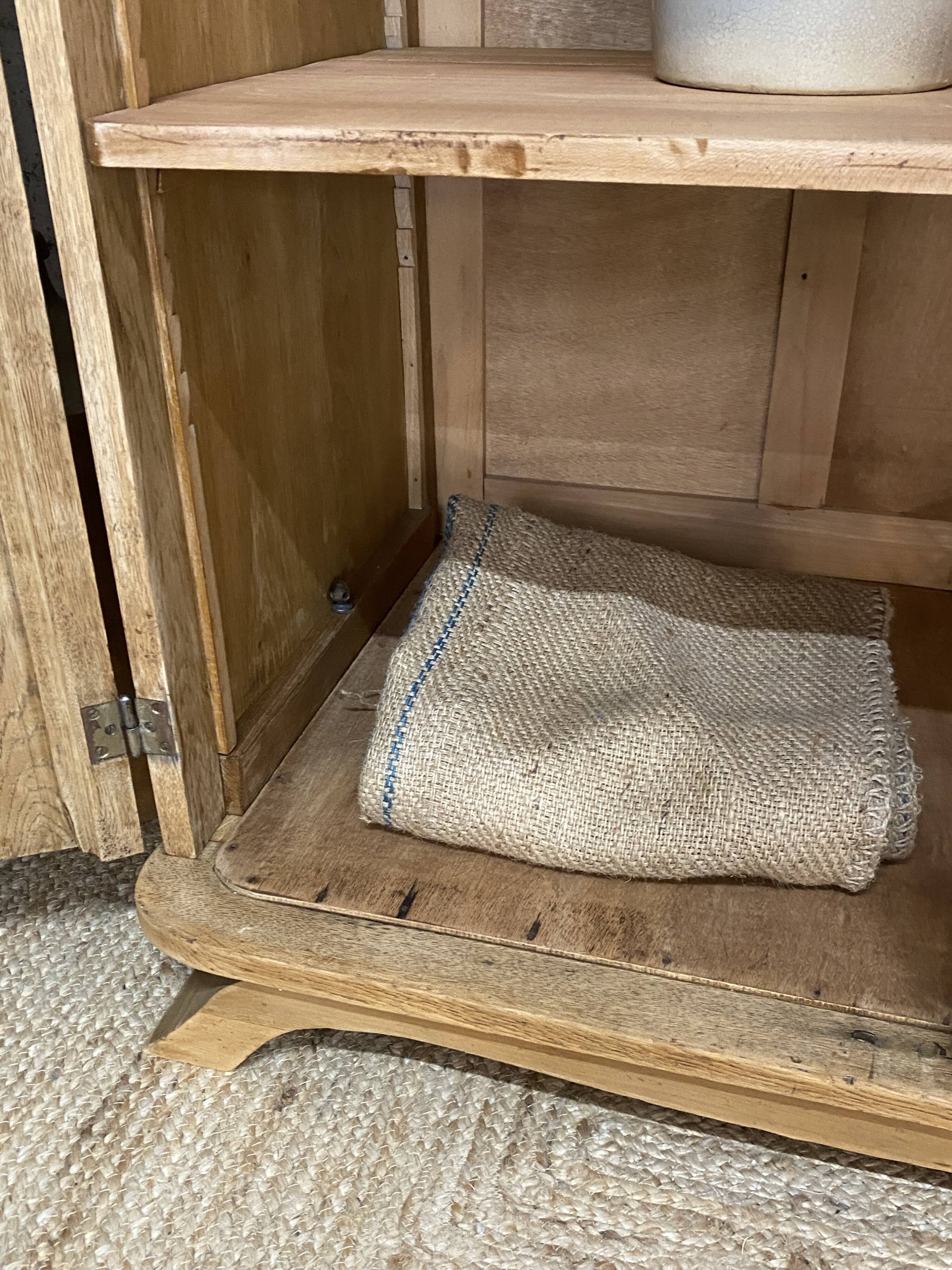 Art Deco oak wardrobe
