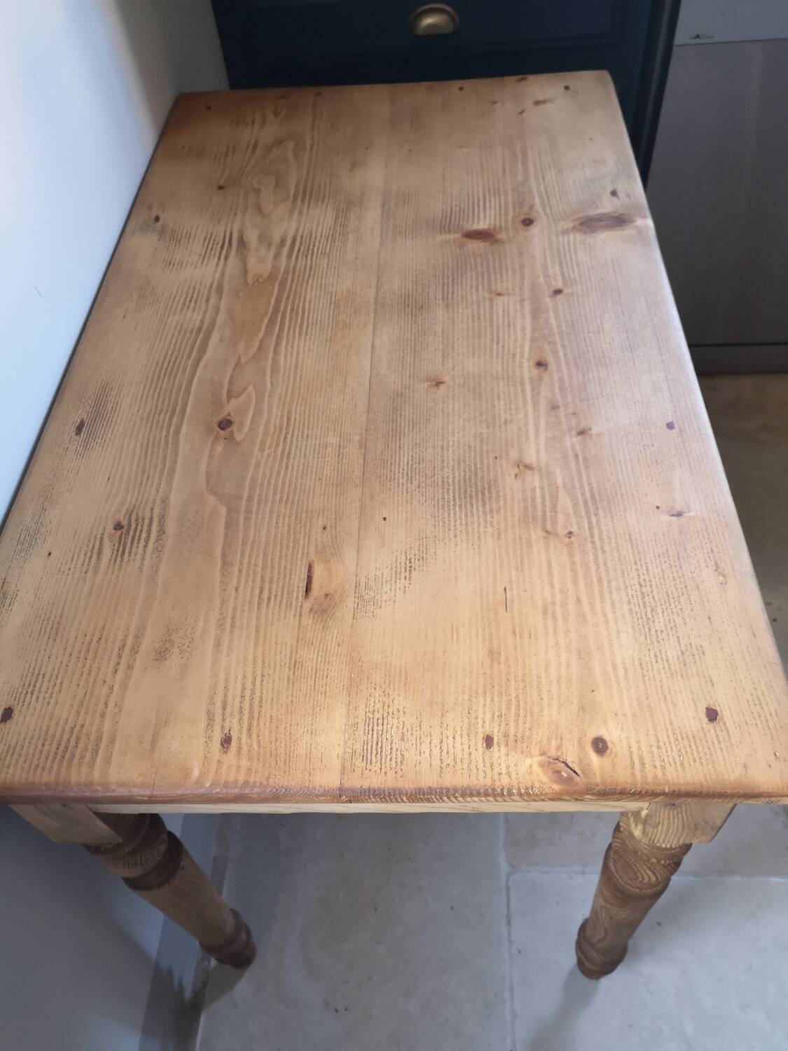 Solid pine table