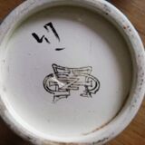 Pair of Longwy enamel vases