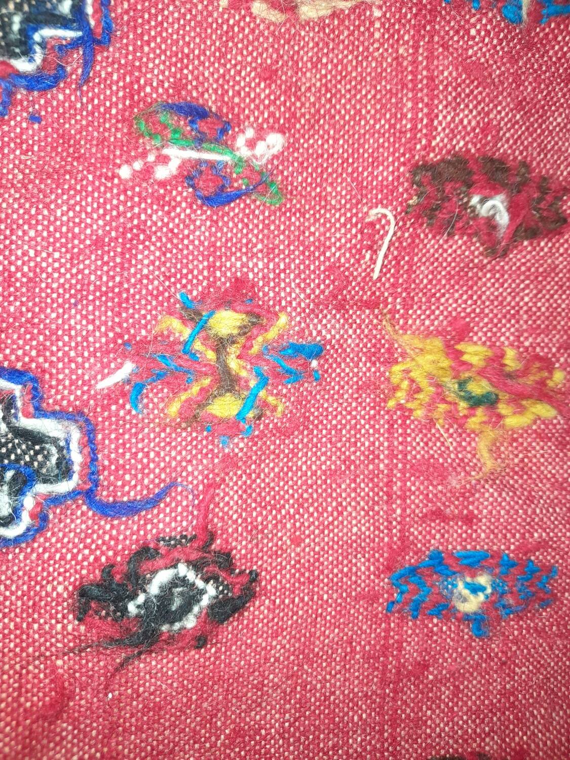 Soumak Kilim Rug 140 x 96 cm antique Handwoven Shahsavan