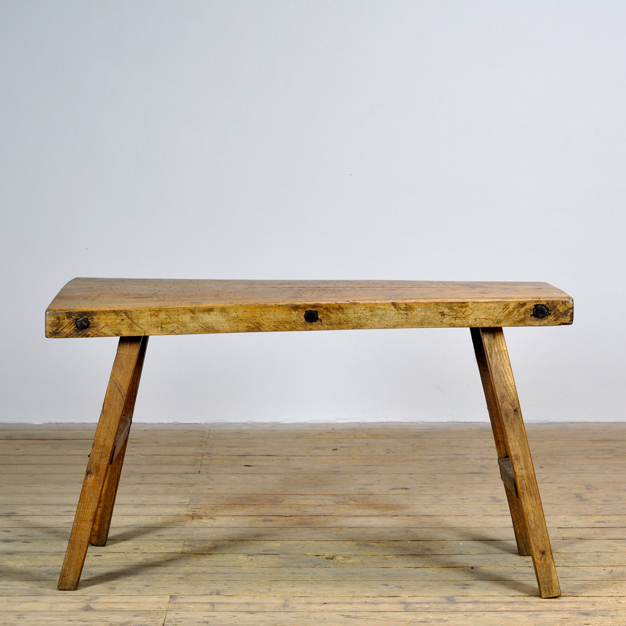 Table de boucher en chêne, vers 1920