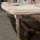 Grande table  en bois brut