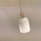 Mini bunker hanging lamp designed by Jo Hammerborg for Fog & Mørup 1974.