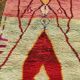 Moroccan handwoven wool rug 3x2 m