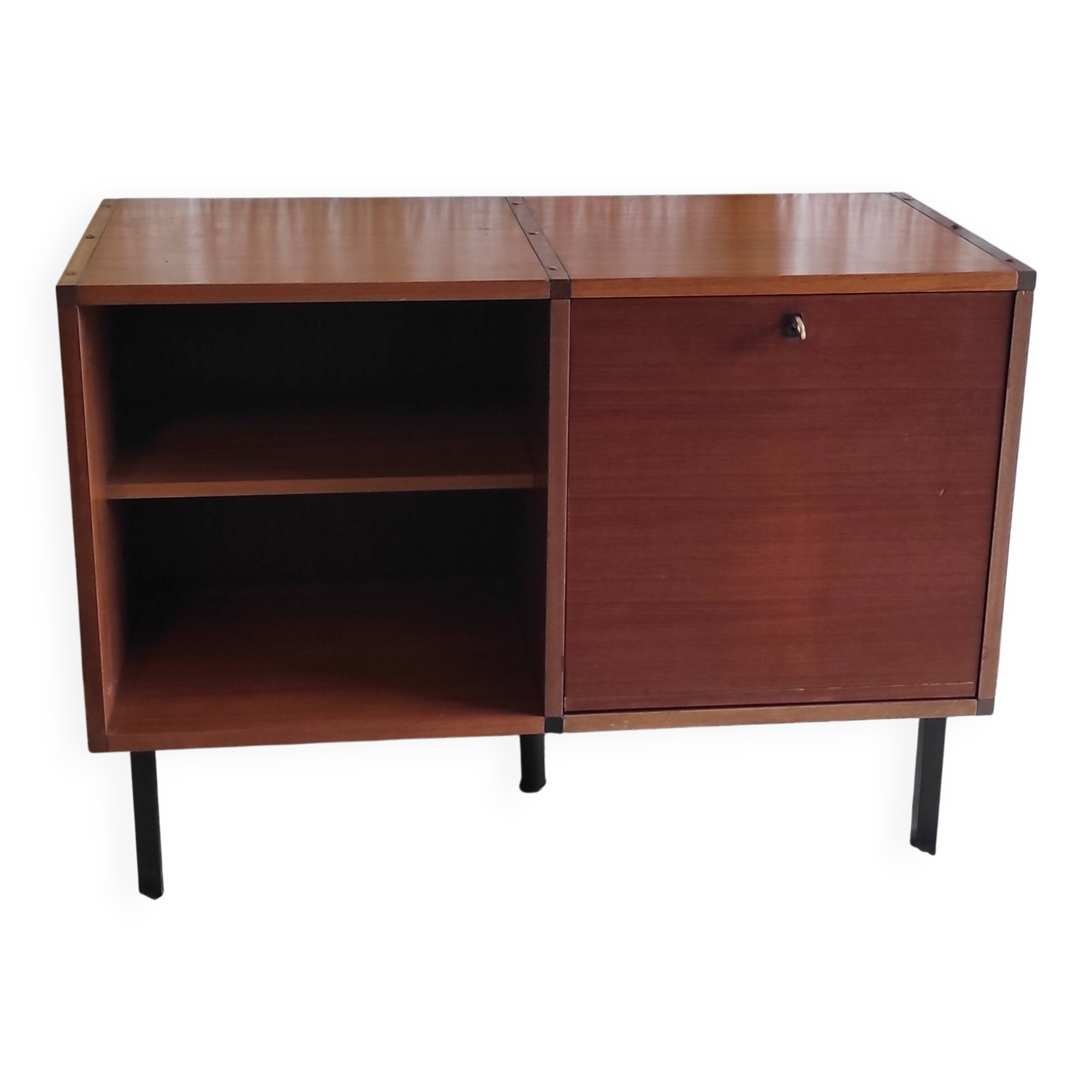 Modernist teak sideboard by ARP for Minvielle - 1950s/60s