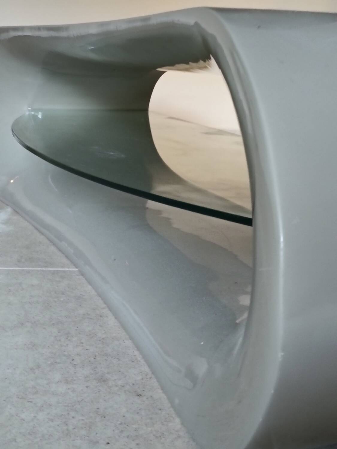 Design milanode grey tv stand