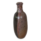 Vase bottle soliflore enamelled earth