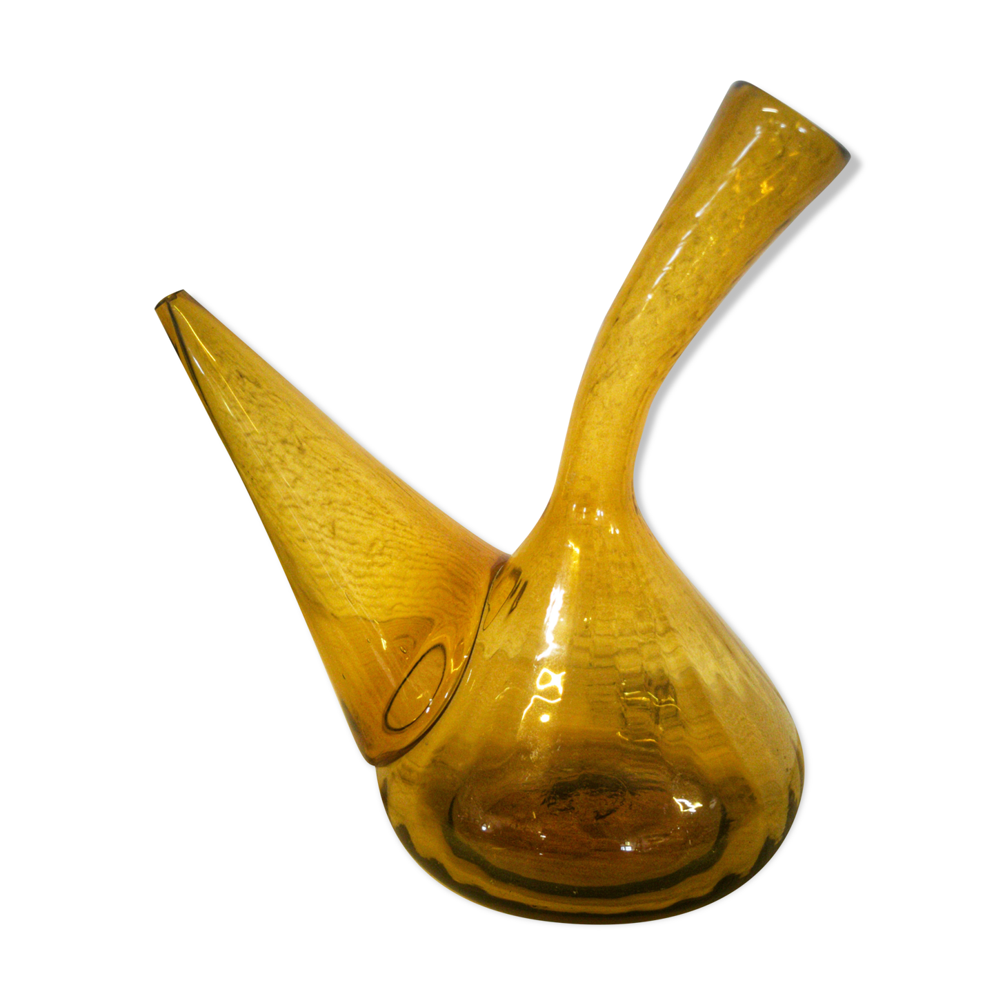 Porró Catalan en verre ambré