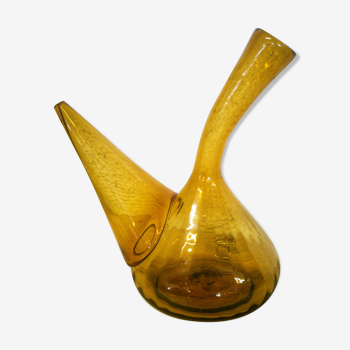 Porró Catalan in amber glass