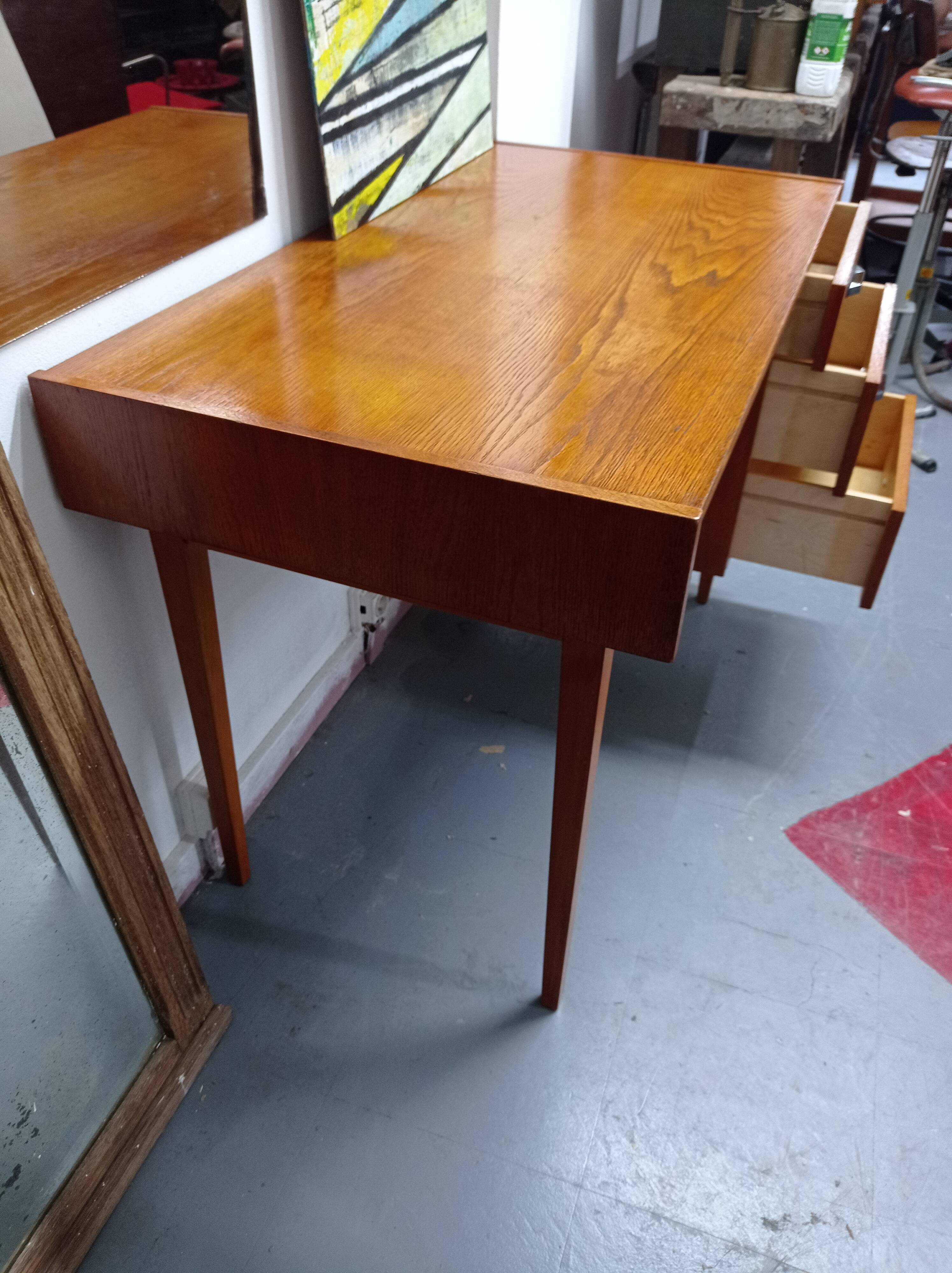 Oak desk 60's