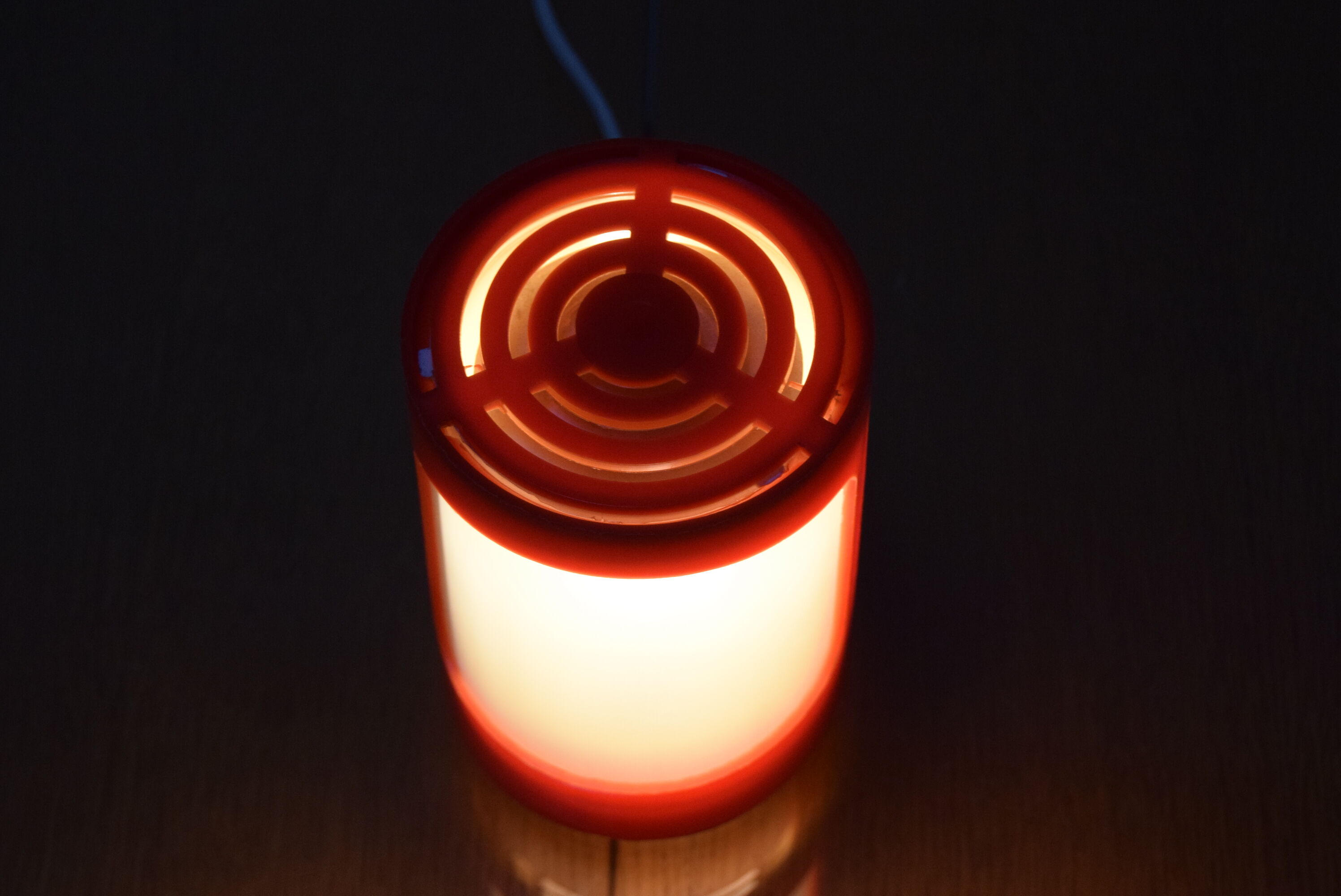 Mid-century Plastic Table Lamp, 1970‘s.