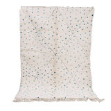 Tapis berbère pois bleu 165x230 cm