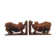 Pair of greenhouse buffalo books