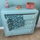 Commode vintage 4 tiroirs pieds compas