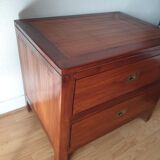 Danish teak and rattan dresser