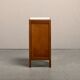 Art Deco Nightstand or Bedside table Oak and Marble, Dutch, 1930s