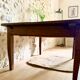 Grande table basse de ferme