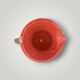 Coral red Provence opaline pitcher vase - 1960s