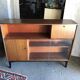 Nathan 1960s brown wooden wardrobe — mid-century style furniture
