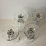 Set of bistro walking glasses