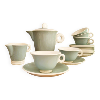 Digoin Sarreguemines coffee service "art deco" model