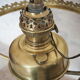 Old suspension in opaline and brass
