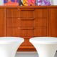 Pair of Tam-Tam stools Made in France Stamp 1970