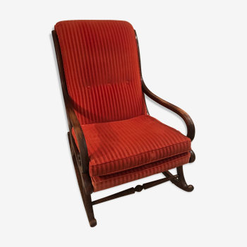 Rocking-chair velours