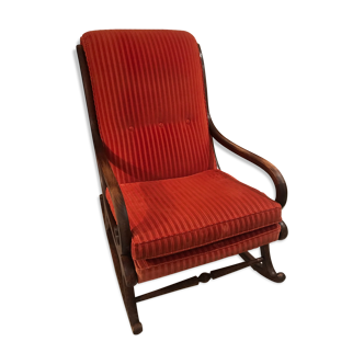 Rocking-chair velvet