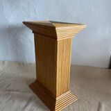 Colonne en rotin