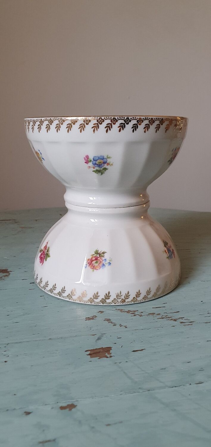 Chauvigny porcelain floral bowls