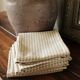 Lot 6 napkins cotton vichy beige linen creation