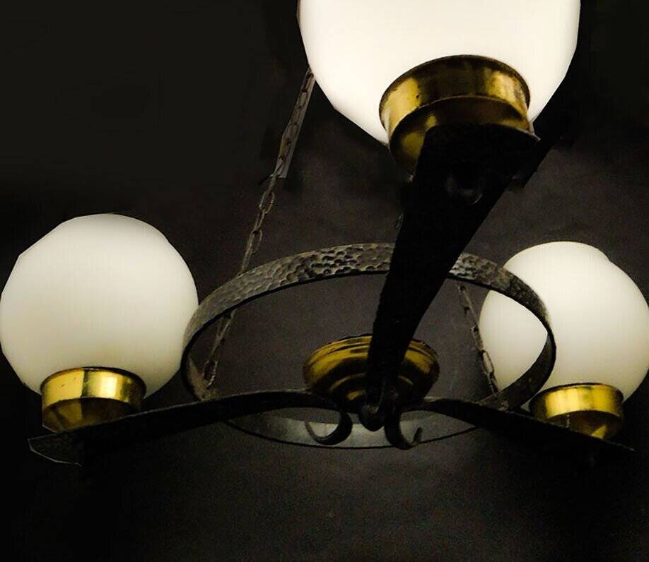 Mid-century modern pendant lamp, 1970s