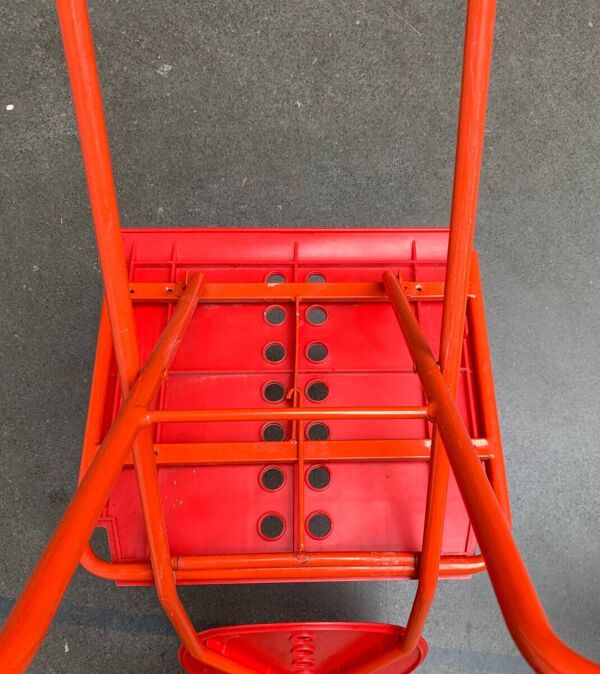 Chaise pliante vintage postmoderne italienne Charlie par Carlo Bimbi & Nilo Gioacchini pour Segis, années 1980, lot de 3