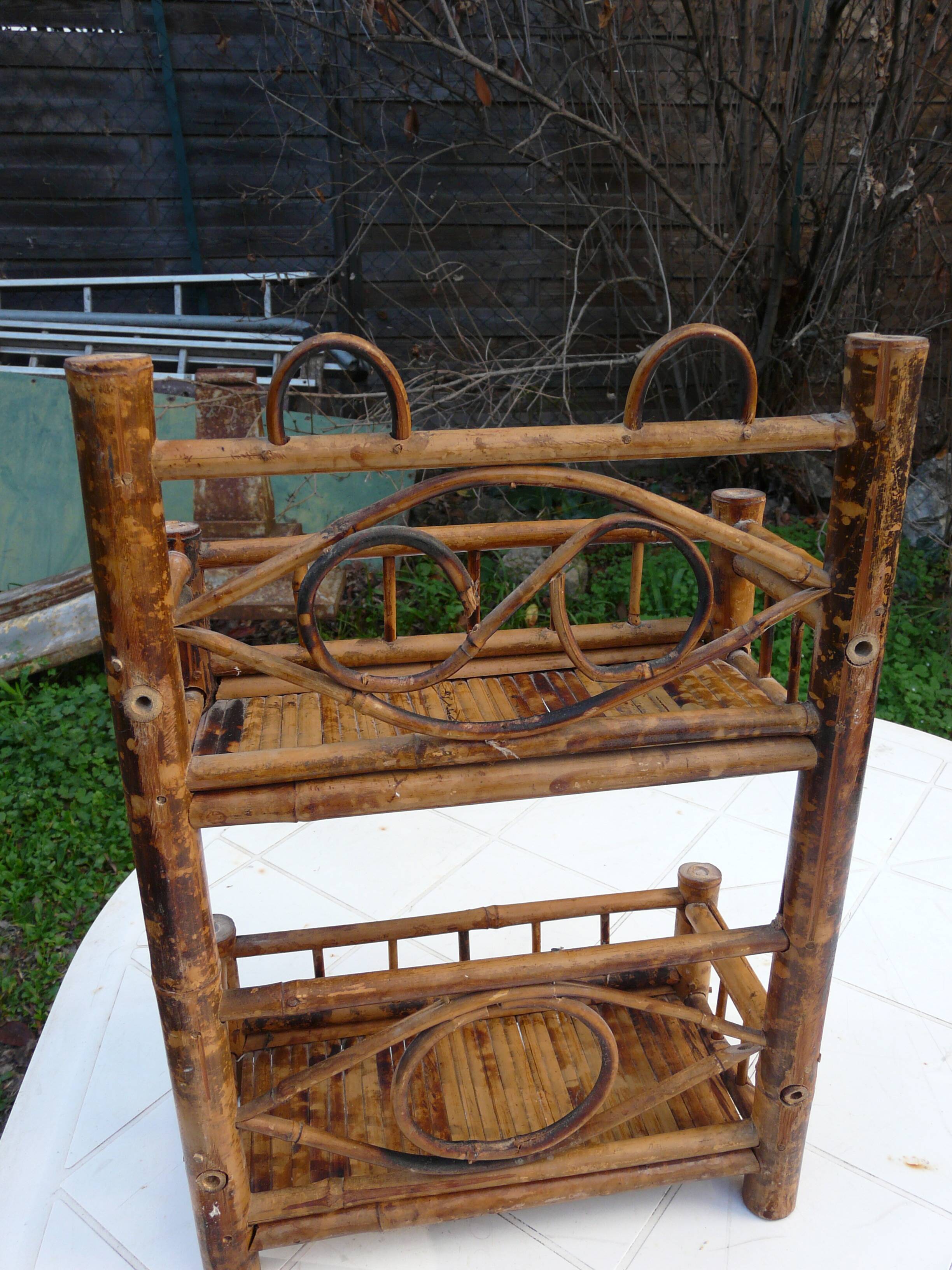 Bamboo shelf 70 wall or standing