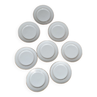 Lot de 8 assiettes plates L'Eclat L'Amandinoise