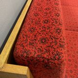 Mid-century folding sofa bed by Drevotvar, 1970s, Czechoslovakia