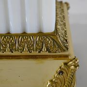 Lamp in Opline and Bronze, Louis XVI style – 1950