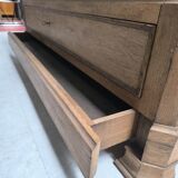 Louis Philippe linen cupboard in blond oak