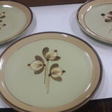 3 vintage ceramic plates schramberg model reseda