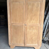 Armoire parisienne art déco bois naturel