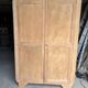 Parisian Art Deco wardrobe in natural wood