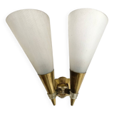 Adjustable conical wall lights from the 60s