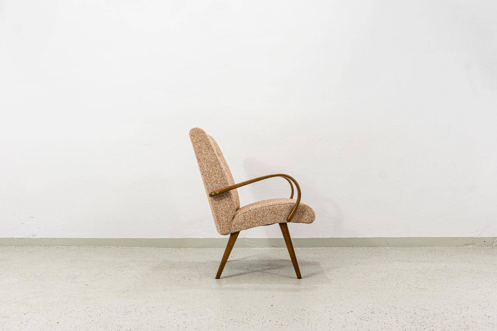 Mid Century Armchair Model 53 By J šmidek For Ton, 1960s