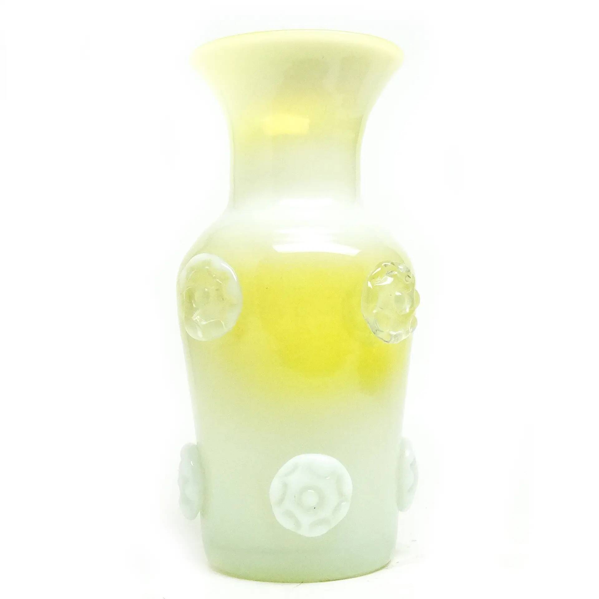 Mid-century modern vase, glass, designed by J. Słuczan-Orkusz, Poland, 1970s