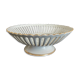 Openwork cut white porcelain and gilding
