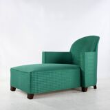 Asymmetrical Art Deco style chaise longue